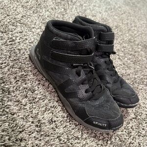 NFINITY Black High-Top Athletic Cheer Shoes